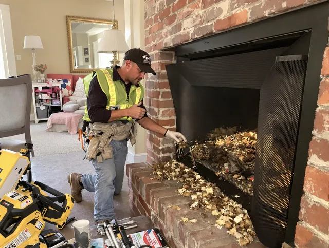 Safe screening installation by Winchester Chimney Sweep in Winchester, CT
