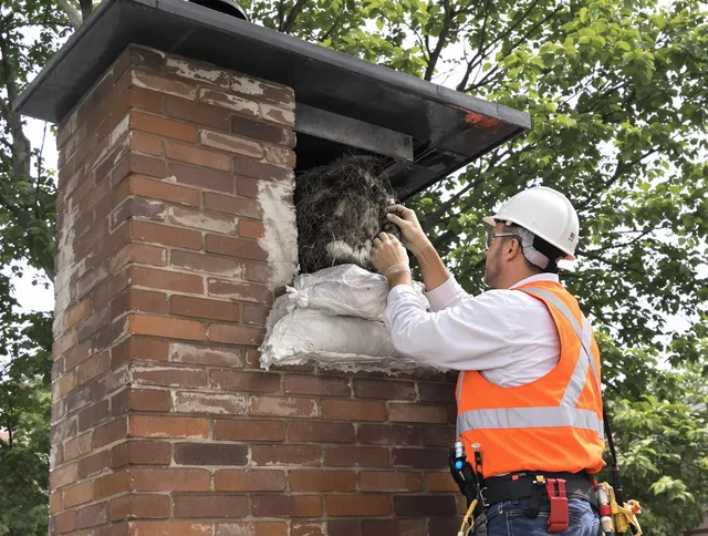 Humane removal of debris and animals by Winchester Chimney Sweep in Winchester, CT