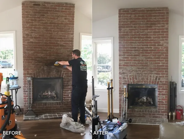Finished chimney sweeping service by Winchester Chimney Sweep in Winchester, CT